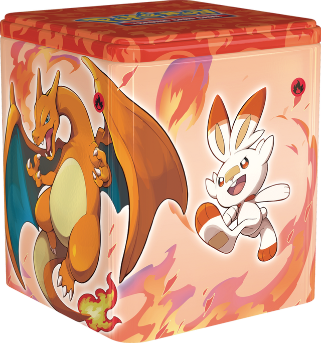 Pokémon TCG: Pokémon Stacking Tin - Fire - Destination Retro
