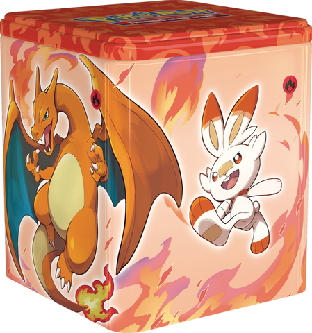 Pokémon TCG: Pokémon Stacking Tin - Fire - Destination Retro