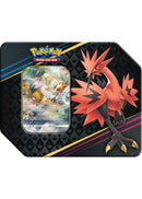 Pokémon TCG: Sword & Shield - Crown Zenith Galarian Tin - Zapdos (Available March 17) - Destination Retro