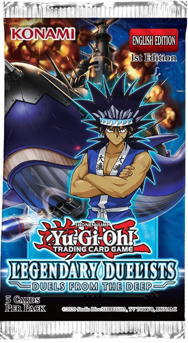 YU-GI-OH! - LEGENDARY DUELISTS: DUELS FROM THE DEEP - BOOSTER PACK(1ST EDITION) - Destination Retro