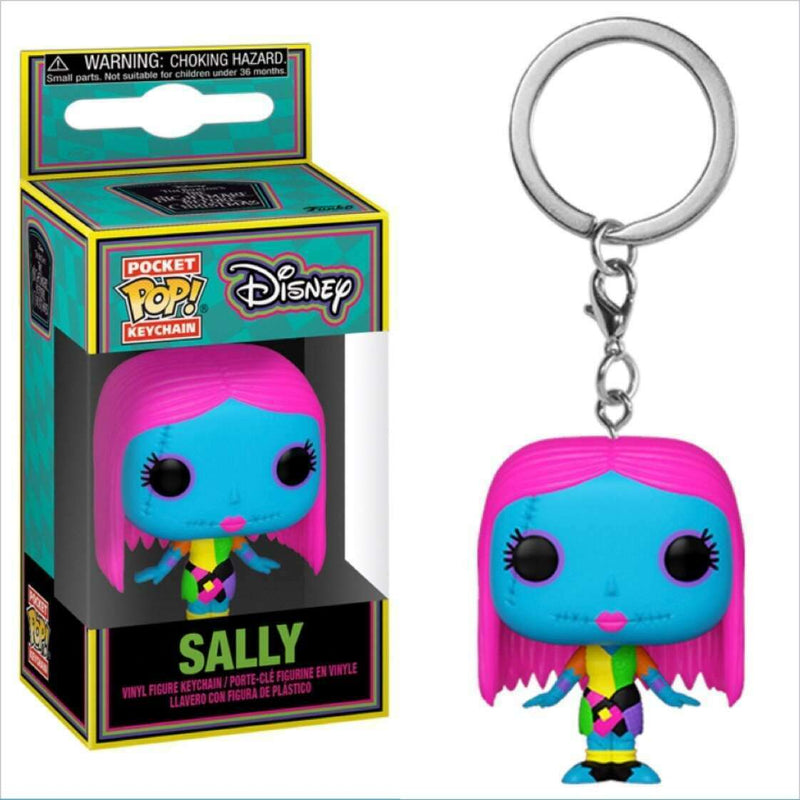 Sally (Blacklight) (The Nightmare Before Christmas) (Pocket Pop! Keychain) - Destination Retro