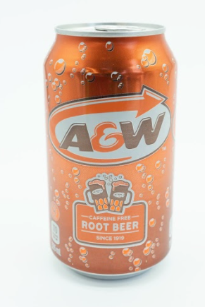 A&W Root Beer Soda Can - Destination Retro