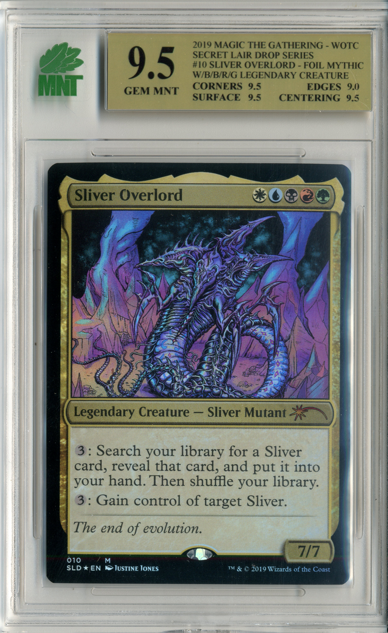 MNT - 9.5 - Sliver Overlord - Foil Mythic - Secret Lair Drop Series - Destination Retro