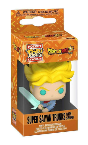 Super Saiyan Trunks with Sword (Dragonball Super) (Pocket Pop! Keychain) - Destination Retro