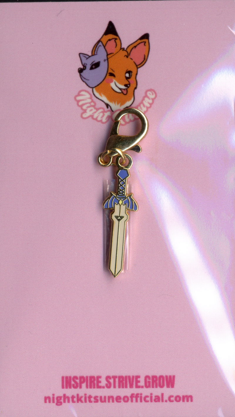 NightK - Sword -  Enamel Charm - Destination Retro