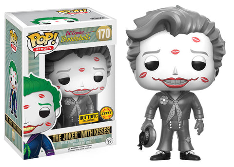 The Joker (with Kisses) (Black & White) (DC Comics Bombshells) - Destination Retro