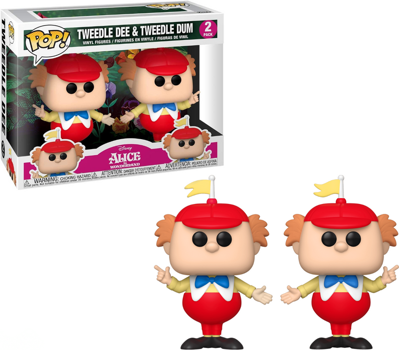 Tweedle Dee & Tweedle Dum (Alice in Wonderland) - Destination Retro