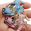 NightK - "Mew"ata - Blue -  Hard Enamel Pin - Destination Retro