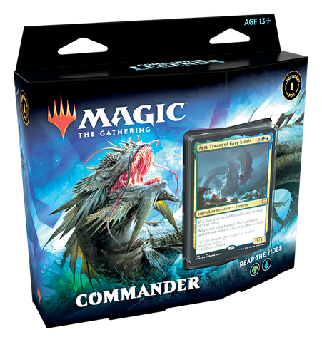 MTG - COMMANDER LEGENDS - COMMANDER DECK - REAP THE TIDES - Destination Retro
