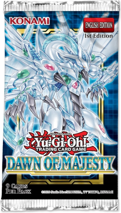 YU-GI-OH! - DAWN OF MAJESTY - BOOSTER PACK (1ST EDITION) - Destination Retro