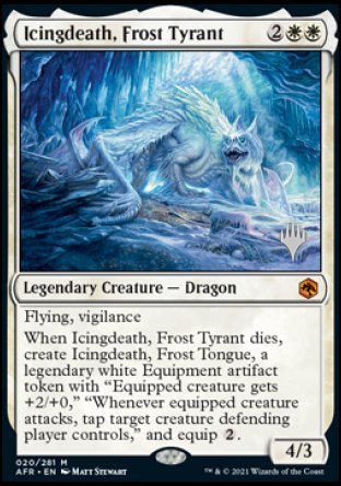 Icingdeath, Frost Tyrant (Promo Pack) [Dungeons & Dragons: Adventures in the Forgotten Realms Promos] - Destination Retro