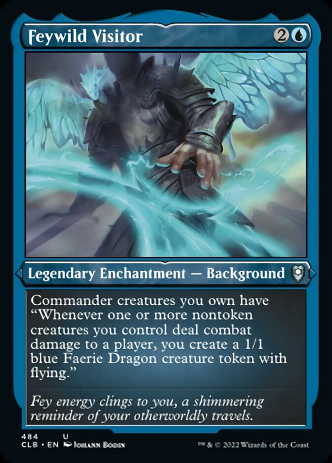 Feywild Visitor (Foil Etched) [Commander Legends: Battle for Baldur's Gate] - Destination Retro
