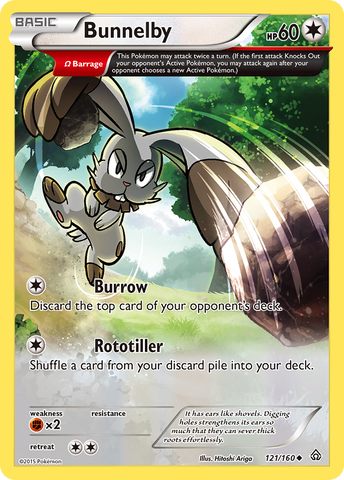 Bunnelby (121/160) [XY: Primal Clash] - Destination Retro