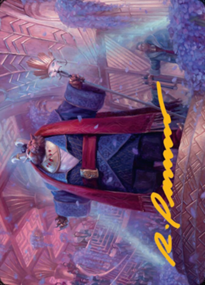 Jetmir, Nexus of Revels 1 Art Card (Gold-Stamped Signature) [Streets of New Capenna Art Series] - Destination Retro
