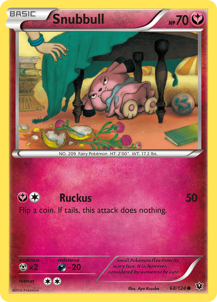 Snubbull (68/124) [XY: Fates Collide] - Destination Retro