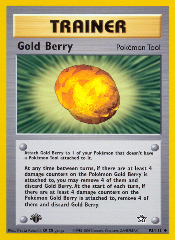 Gold Berry (93/111) [Neo Genesis 1st Edition] - Destination Retro