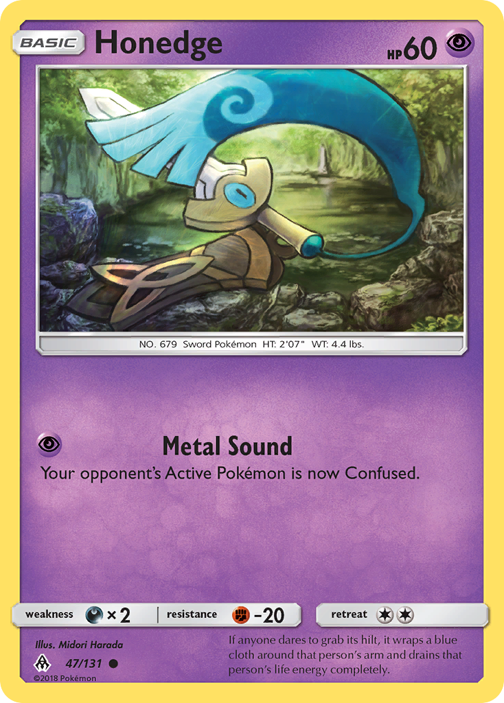 Honedge (47/131) [Sun & Moon: Forbidden Light] - Destination Retro