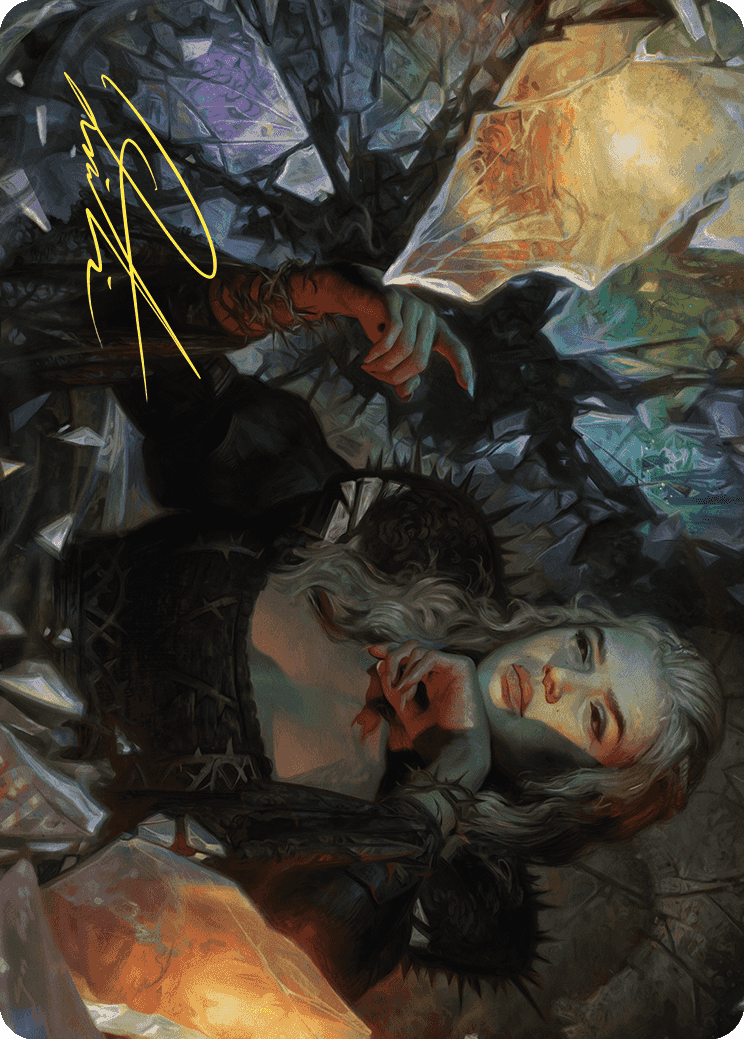 Prophetic Prism Art Card (Gold-Stamped Signature) [Wilds of Eldraine Art Series] - Destination Retro