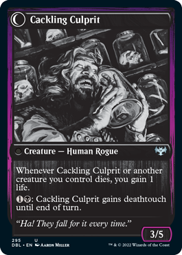 Panicked Bystander // Cackling Culprit [Innistrad: Double Feature] - Destination Retro