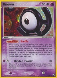 Unown (U) (U/28) [EX: Unseen Forces] - Destination Retro