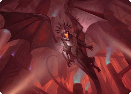 Ziatora, the Incinerator Art Card [Streets of New Capenna Art Series] - Destination Retro