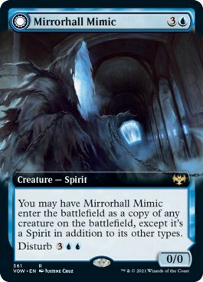 Mirrorhall Mimic // Ghastly Mimicry (Extended) [Innistrad: Crimson Vow] - Destination Retro