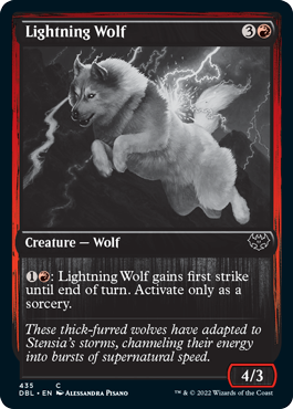Lightning Wolf [Innistrad: Double Feature] - Destination Retro