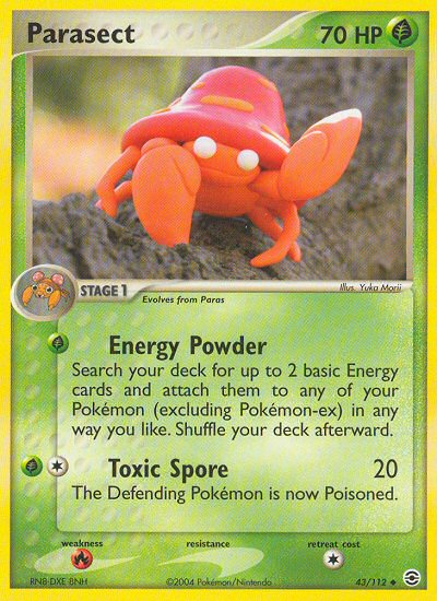 Parasect (43/112) [EX: FireRed & LeafGreen] - Destination Retro