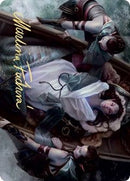 Return Upon the Tide Art Card (Gold-Stamped Signature) [Kaldheim: Art Series] - Destination Retro