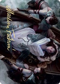 Return Upon the Tide Art Card (Gold-Stamped Signature) [Kaldheim: Art Series] - Destination Retro