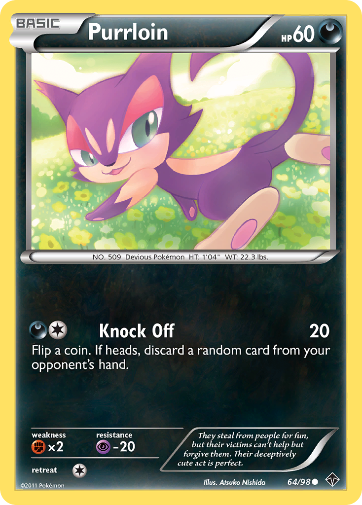 Purrloin (64/98) [Black & White: Emerging Powers] - Destination Retro