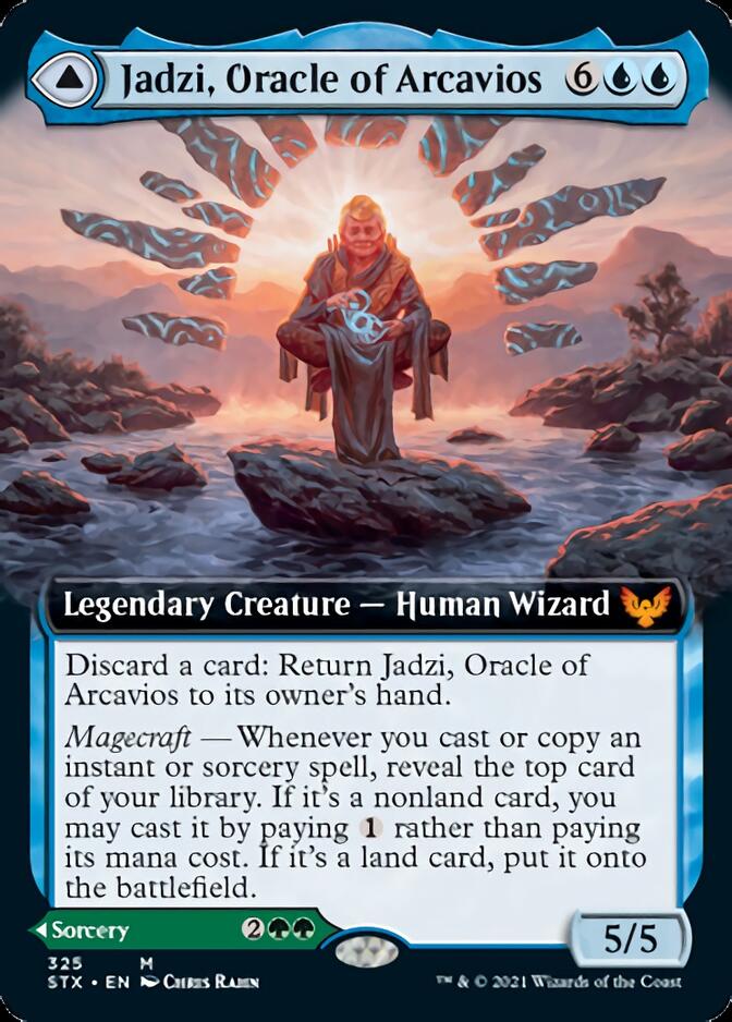 Jadzi, Oracle of Arcavios // Journey to the Oracle (Extended) [Strixhaven: School of Mages] - Destination Retro