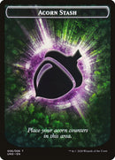 Giant Teddy Bear // Acorn Stash Double-sided Token [Unsanctioned Tokens] - Destination Retro