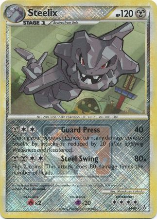Steelix (24/95) (League Promo) [HeartGold & SoulSilver: Unleashed] - Destination Retro