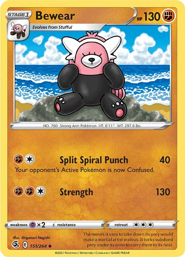 Bewear (151/264) [Sword & Shield: Fusion Strike] - Destination Retro