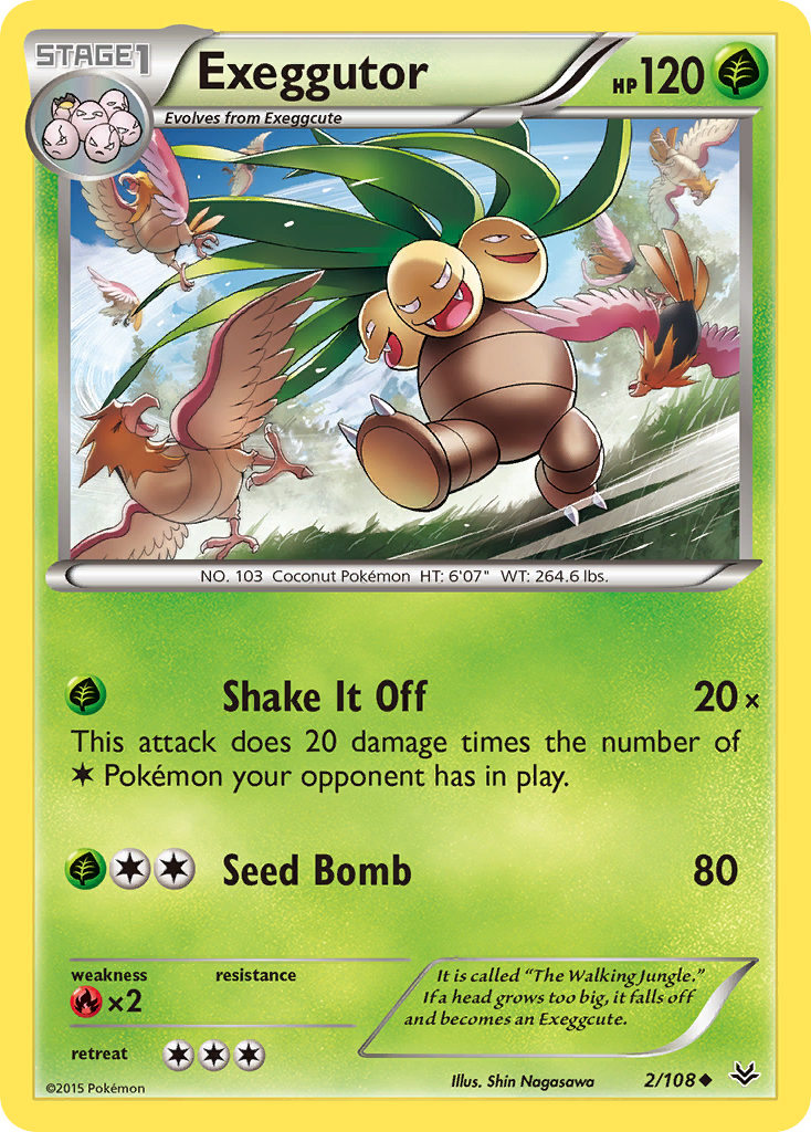 Exeggutor (2/108) [XY: Roaring Skies] - Destination Retro