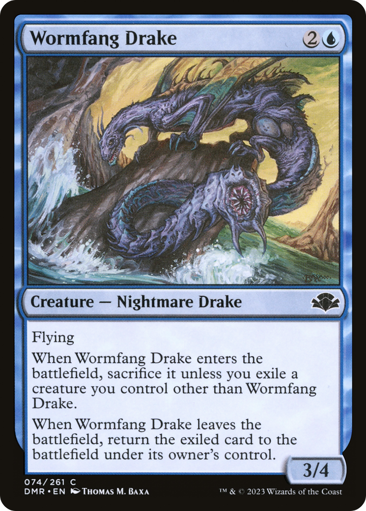 Wormfang Drake [Dominaria Remastered] - Destination Retro