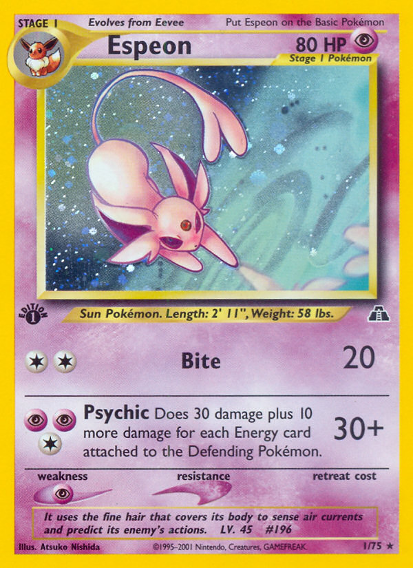 Espeon (1/75) [Neo Discovery 1st Edition] - Destination Retro