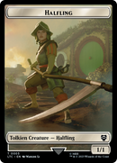 Halfling // Treasure Token [The Lord of the Rings: Tales of Middle-Earth Commander Tokens] - Destination Retro