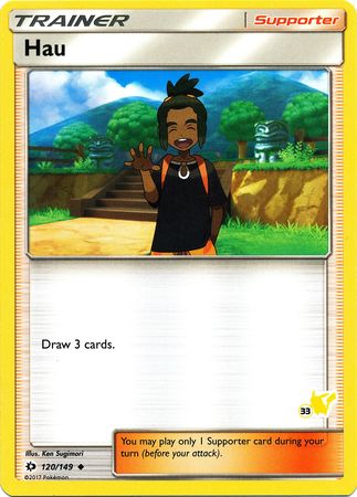 Hau (33/60) [Battle Academy: Pikachu Deck] - Destination Retro