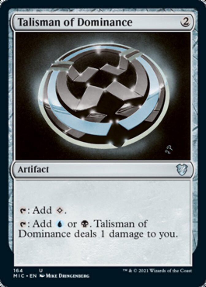 Talisman of Dominance [Innistrad: Midnight Hunt Commander] - Destination Retro