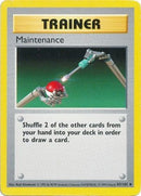 Maintenance (83/102) [Base Set Shadowless Unlimited] - Destination Retro