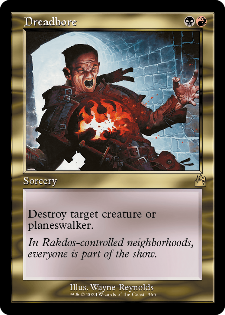 Dreadbore (Retro Frame) [Ravnica Remastered] - Destination Retro