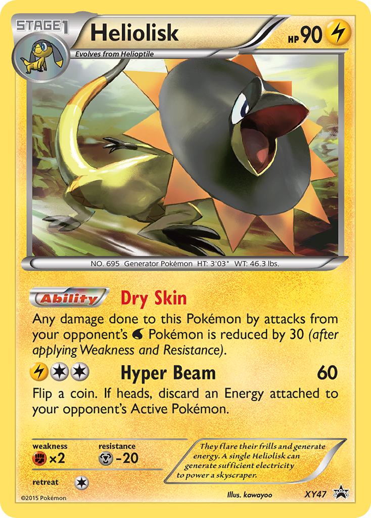 Heliolisk (XY47) [XY: Black Star Promos] - Destination Retro