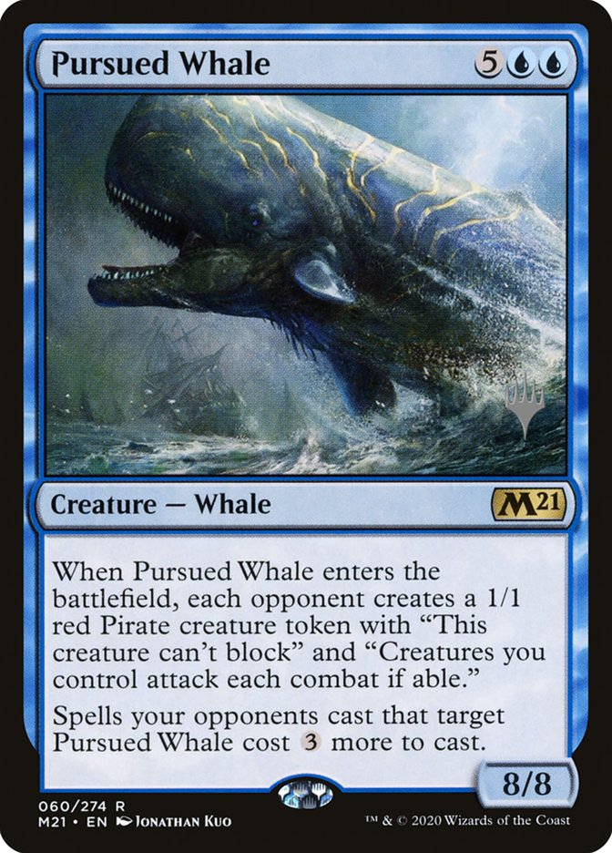 Pursued Whale (Promo Pack) [Core Set 2021 Promos] - Destination Retro
