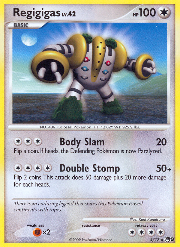 Regigigas (4/17) [POP Series 9] - Destination Retro