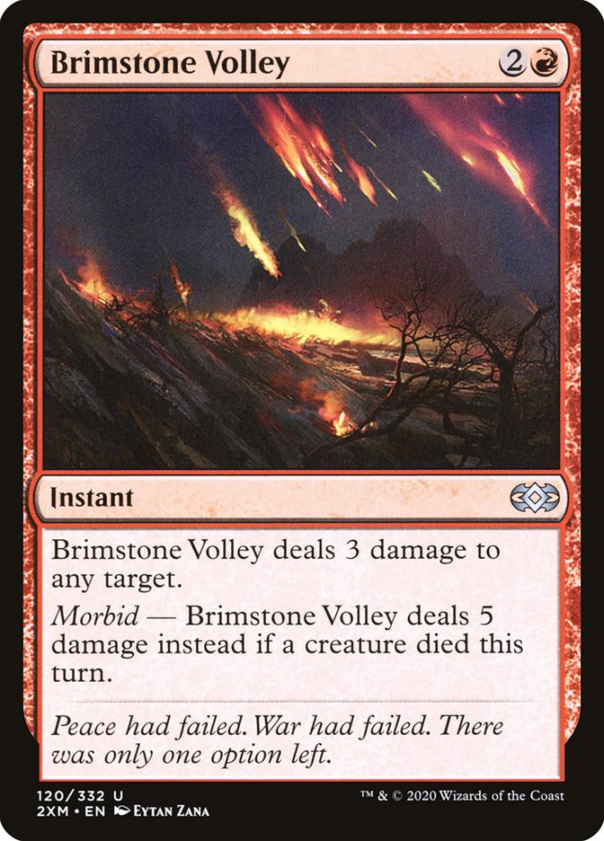 Brimstone Volley [Double Masters] - Destination Retro