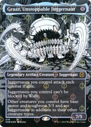 Graaz, Unstoppable Juggernaut (Borderless Manga Step-and-Compleat Foil) [Phyrexia: All Will Be One] - Destination Retro