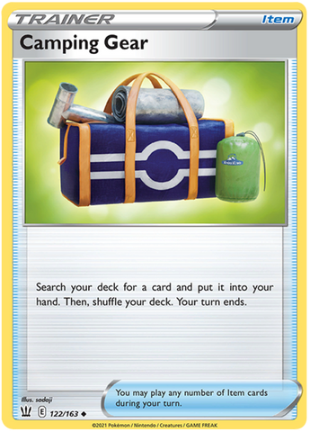 Camping Gear (122/163) [Sword & Shield: Battle Styles] - Destination Retro