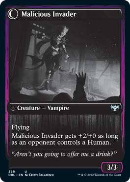 Innocent Traveler // Malicious Invader [Innistrad: Double Feature] - Destination Retro